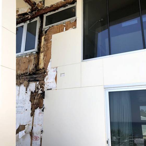Coastal Florida wood rot / moisture damage / repair project photo
