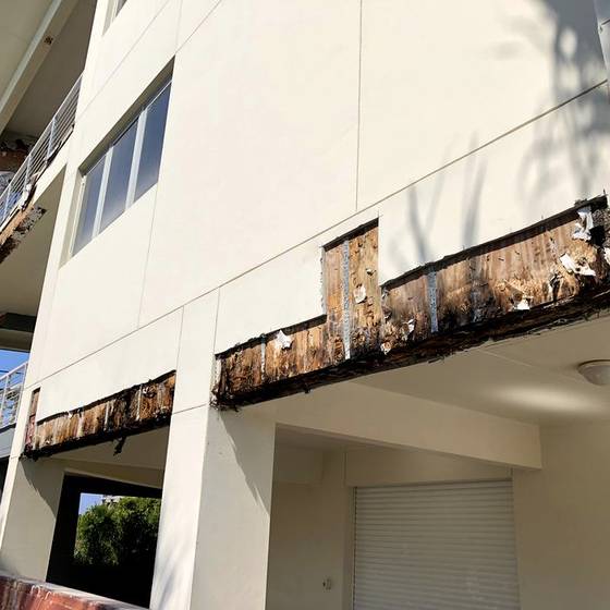 Coastal Florida wood rot / moisture damage / repair project photo