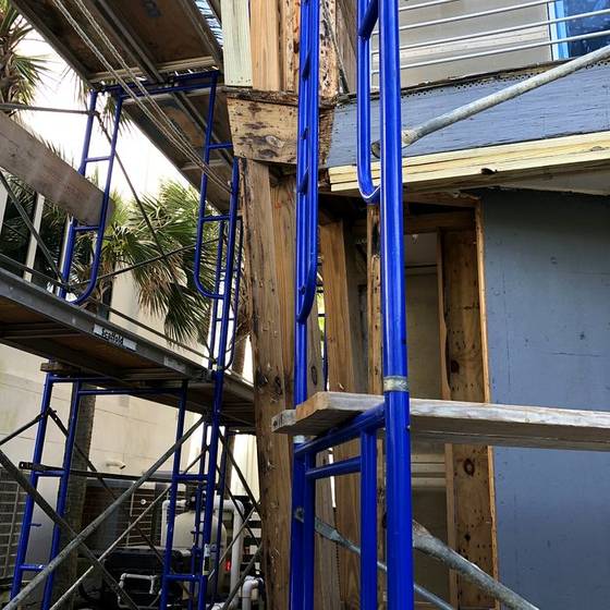 Coastal Florida wood rot / moisture damage / repair project photo