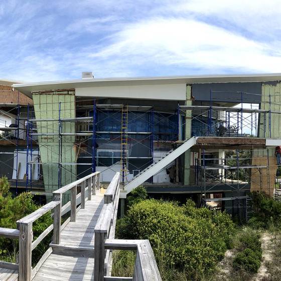 Coastal Florida wood rot / moisture damage / repair project photo